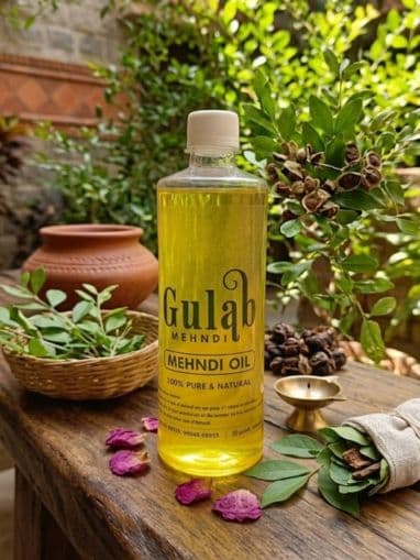 Gulab's Natural Mehandi oil
